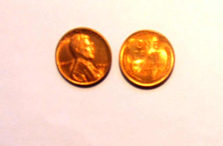 1946- S LINCOLN CENT RED BU FROM ORIGINAL ROLL