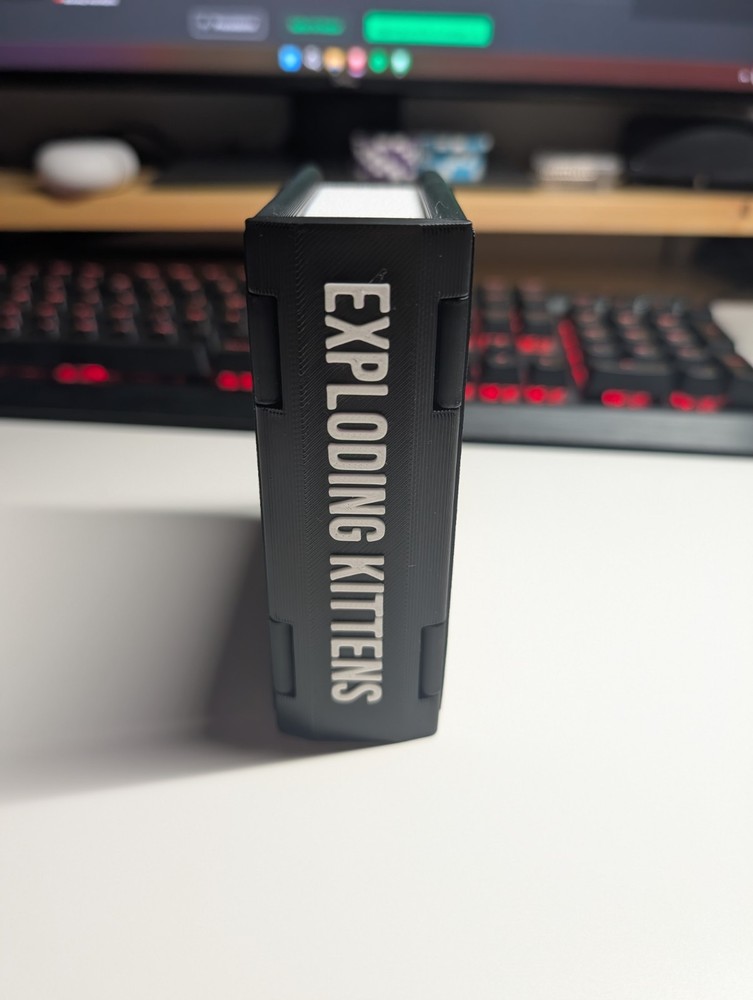 Protective Sturdy PlayerBook - Exploding Kittens Game Storage Box Durable