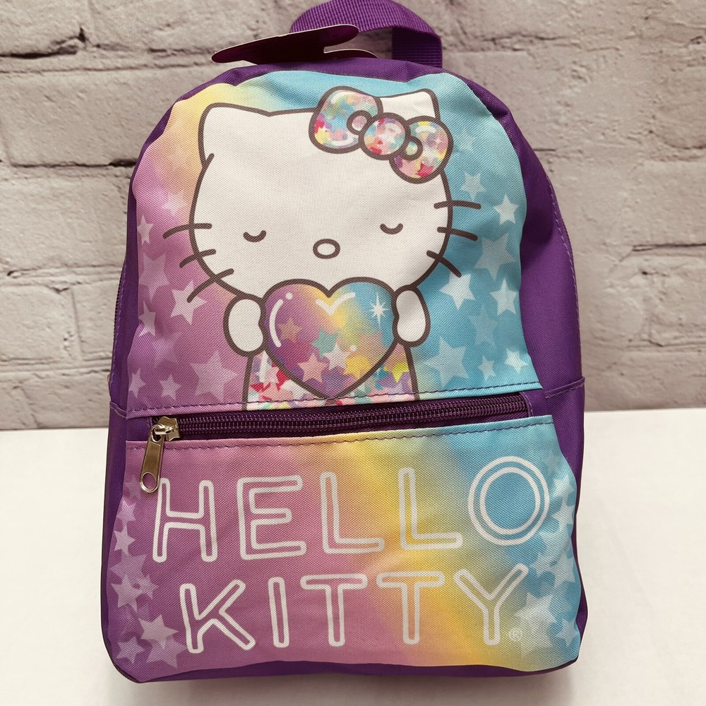 NWT Hello Kitty Purple Purse Backpack 10 x 8