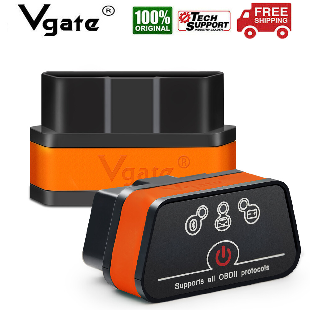New Vgate OBD2 Scanner iCar2 Bluetooth Diagnostic Tool Support All OBD Protocals