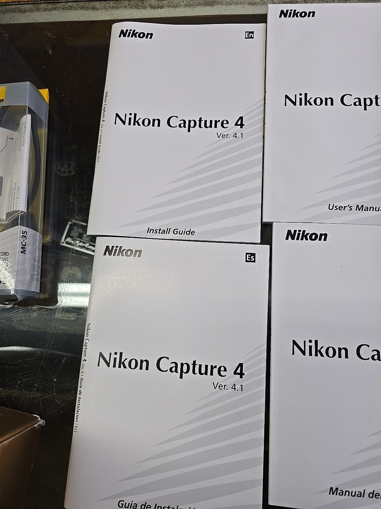 Nikon Capture 4 Software Camera Control Digital SLR Cameras Version 4.1