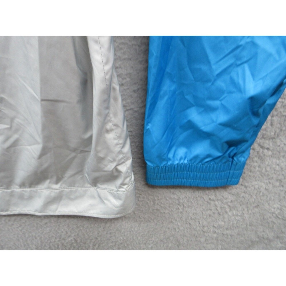 OAKLEY Men's Large Polyester Windbreaker Lightweight Jacket Blue Grey