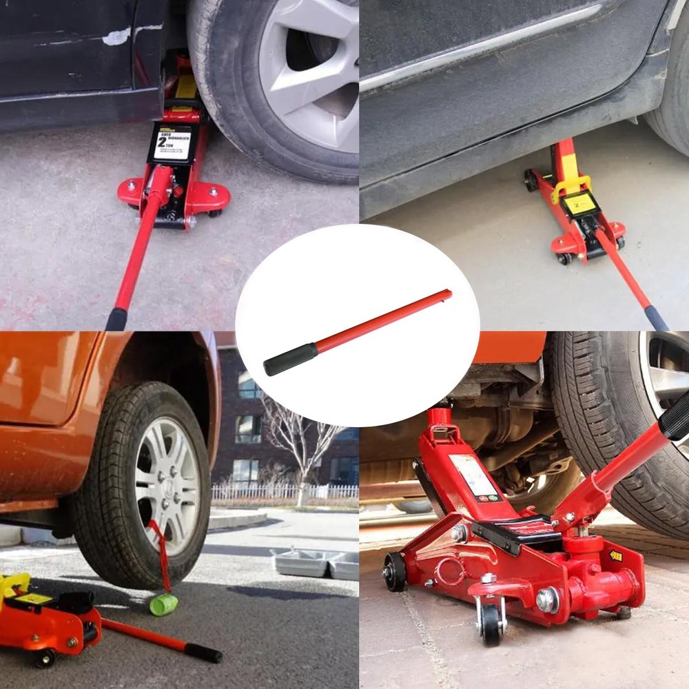 Horizontal Hydraulic Jack Handle Replacement, 2 Ton 14.6 Inch, Red