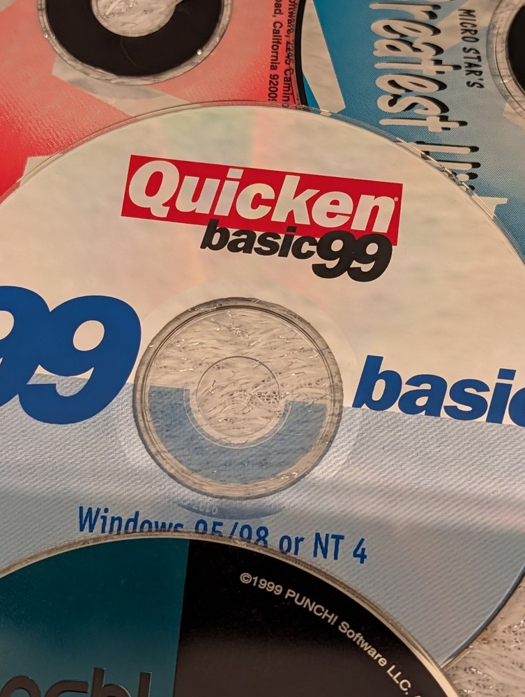 Vtg 1990s Computer Software Discs: Micro Star, U.S. Robotics, HP PSC 1300, More!