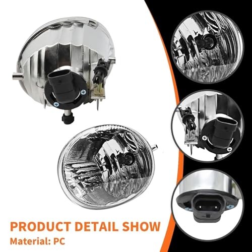 Fog Lights Assembly Compatible with 4Runner 2006 2007 2008 2009 Left and Right