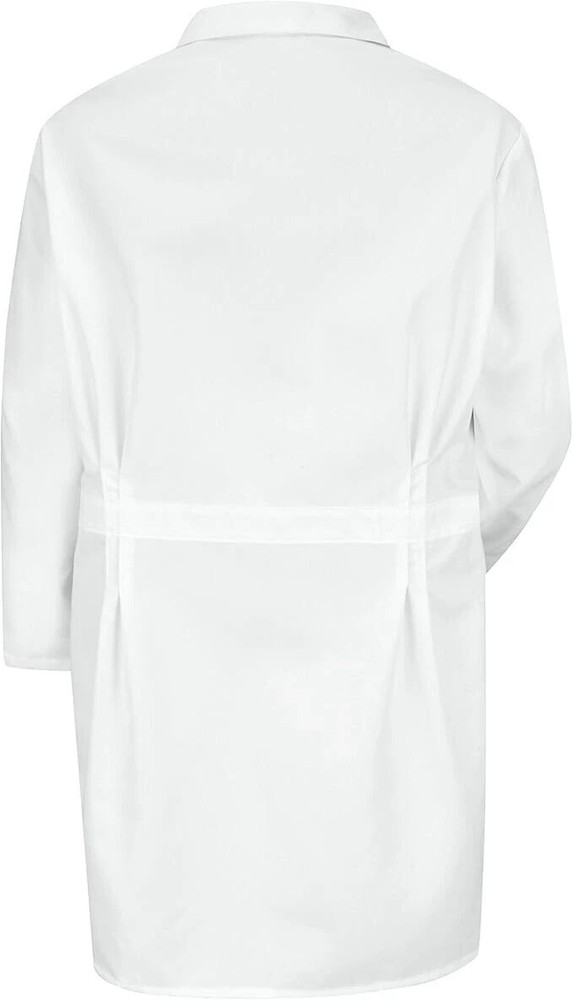 Red Kap Men's Staff Coat, White