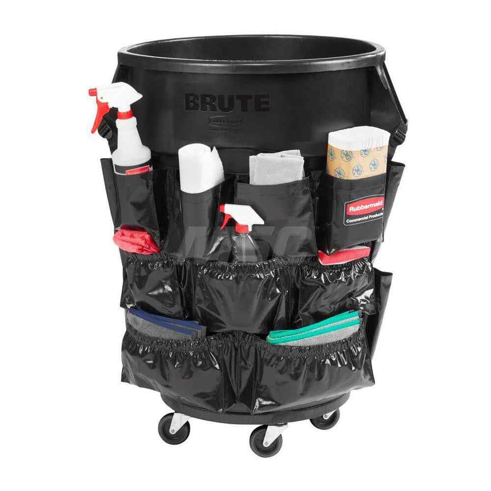 Rubbermaid High-Density Polyethylene Quiet Trash Can Dolly