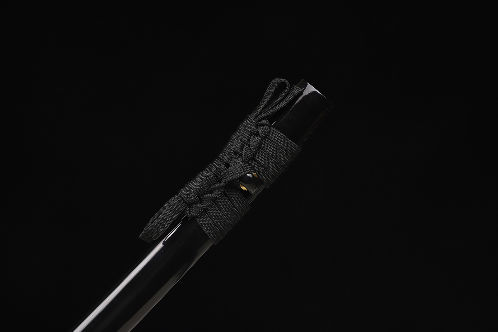 9260 Spring Steel Katana Japanese Samurai Sword All Black Full Tang Razor Sharp