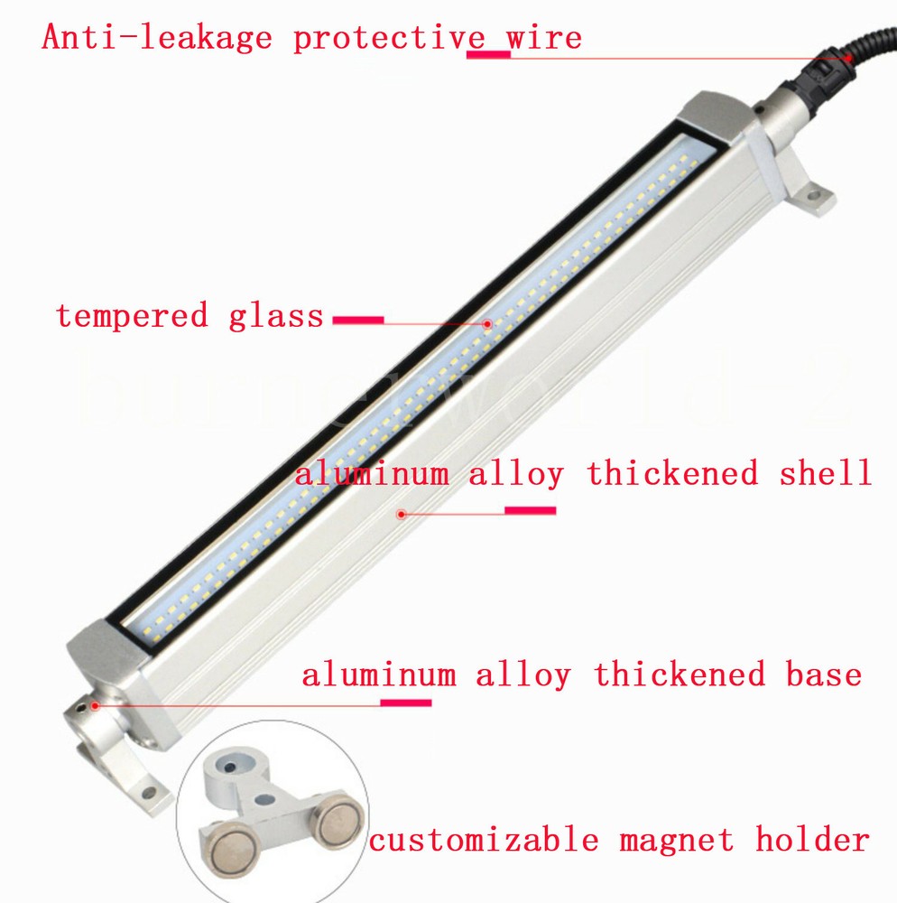 LED Milling CNC Machine Tool Light Working Lamp lathe lamp Workshop AC24~220V