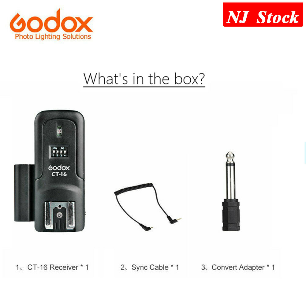 Godox CTR-16 Wireless Flash Receiver for Godox Trigger Canon Nikon Olympus