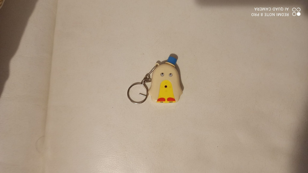 FUNNY GHOST KEYCHAIN PHOTO HOLDER