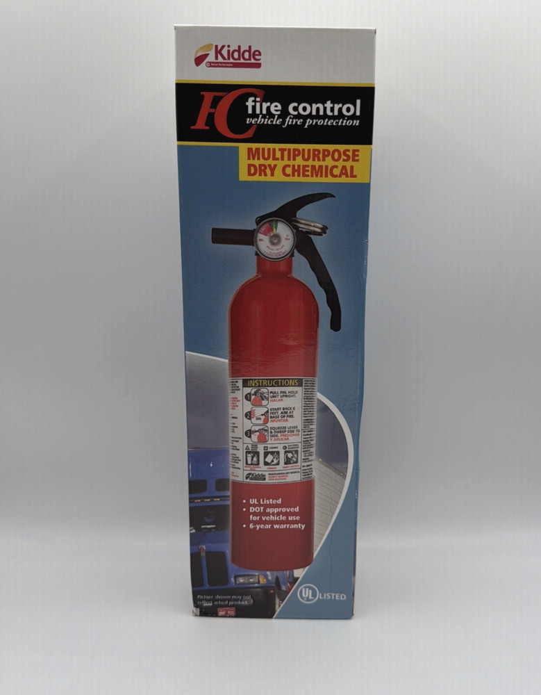 Kidde Class A/B/C Single Use Fire Extinguisher Model# 440162MTL