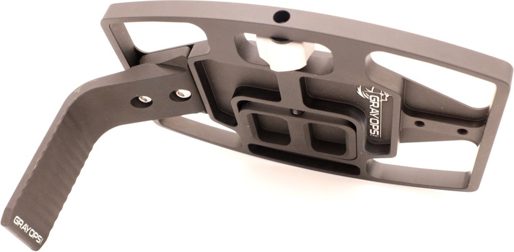 Gray Ops CNC Bag Stop - Mini Plate, Black, GO-BSTOPMINI Shooting Accessory
