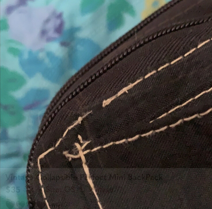 Vintage KOLTOV collapsible packable mini backpack