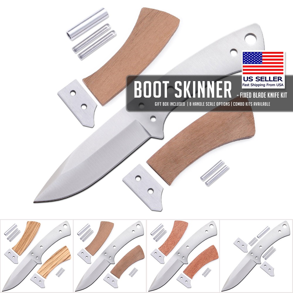 Boot Skinner - DIY Knife Making Kit - USA Design