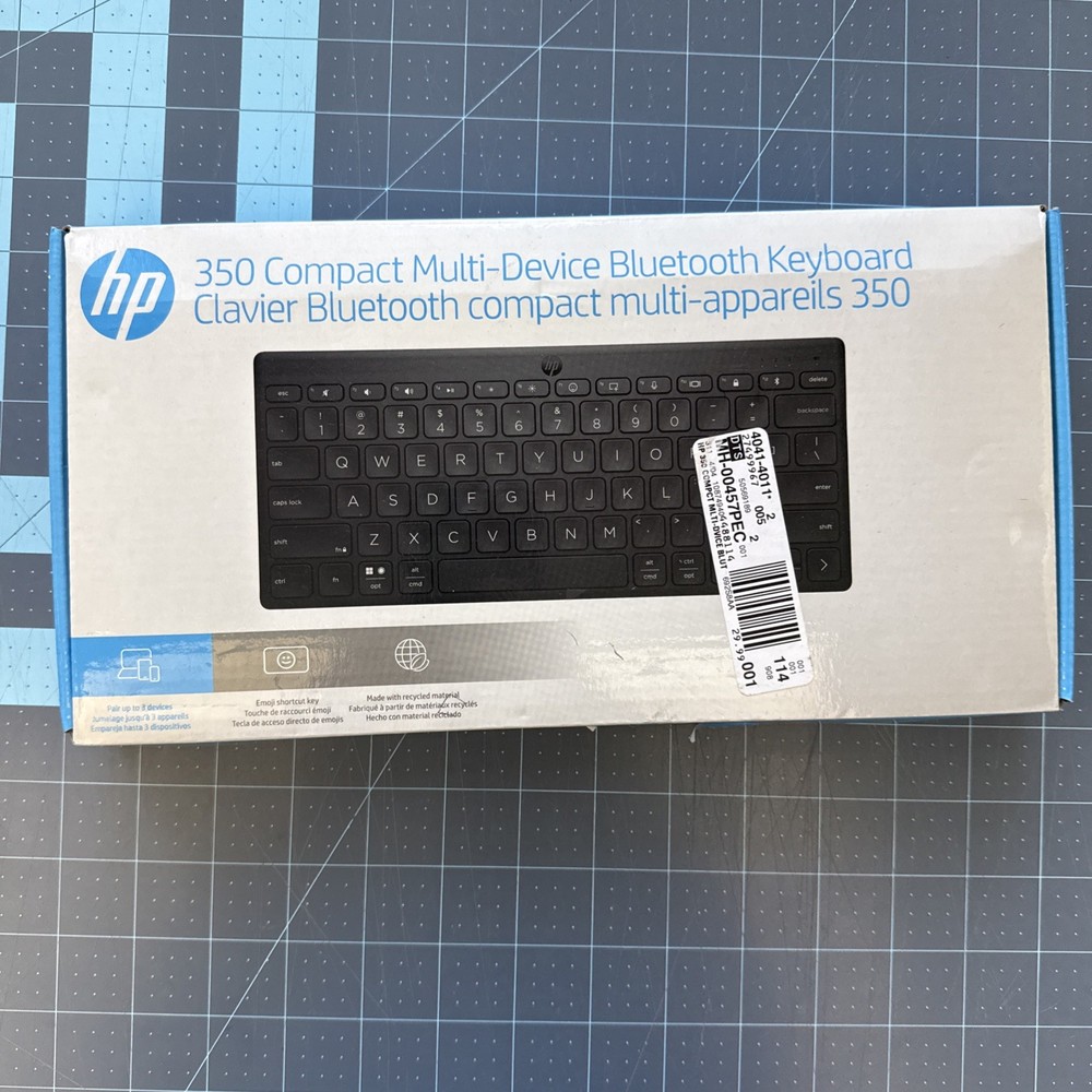 HP 350 Compact Multi-Device Bluetooth Keyboard  PC, Mobile & Tablet.