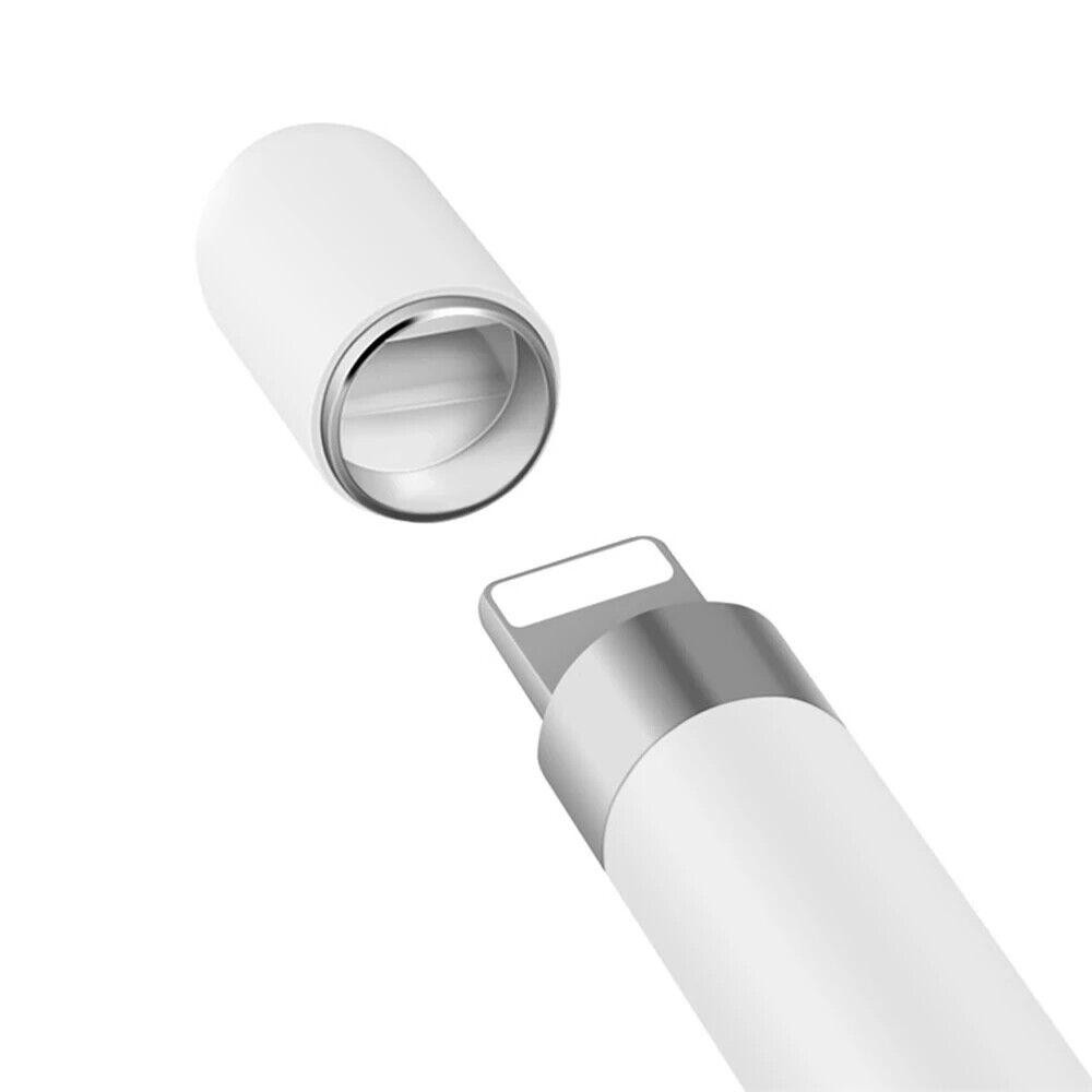 White Magnetic Protective Replacement Case Cap for Apple Pencil