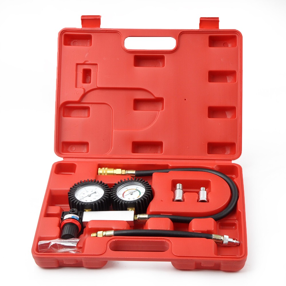 Cylinder Leak-Down Tester Leakage Leak Detector Engine Compression Tester Gauges