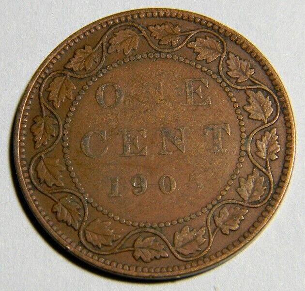 Canada 1905 One Cent (02197)
