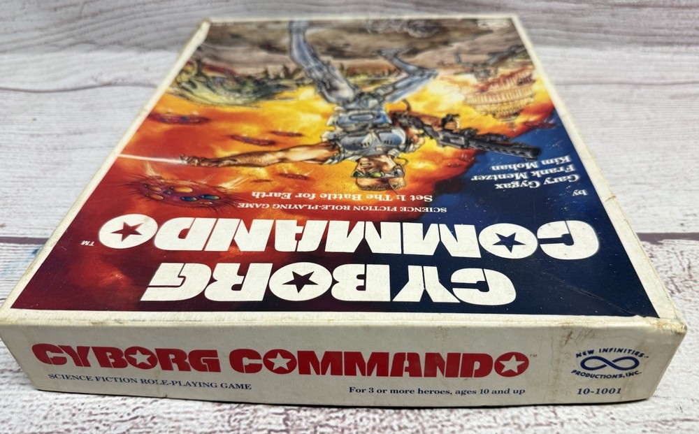 Cyborg Commando Sci-Fi RPG Game Set 1 The Battle For Earth Complete Role Playing