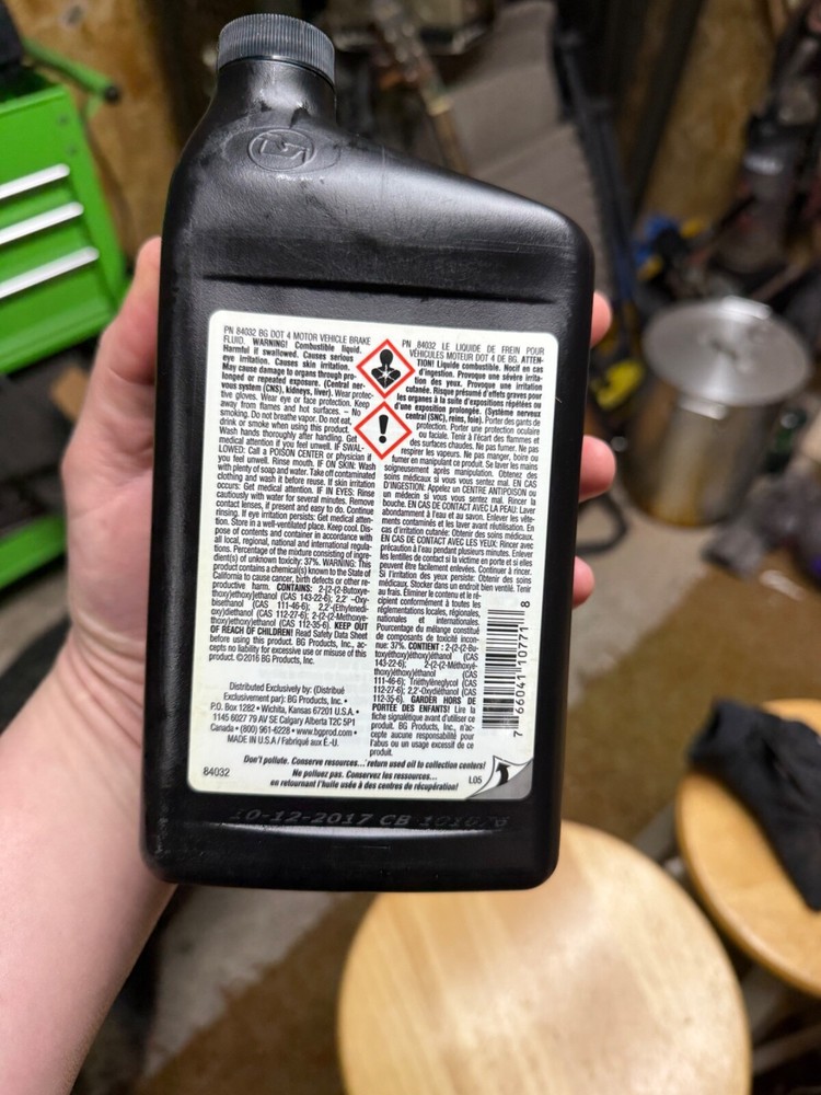 DOT 4 BG BRAKE FLUID 32OZ NEW