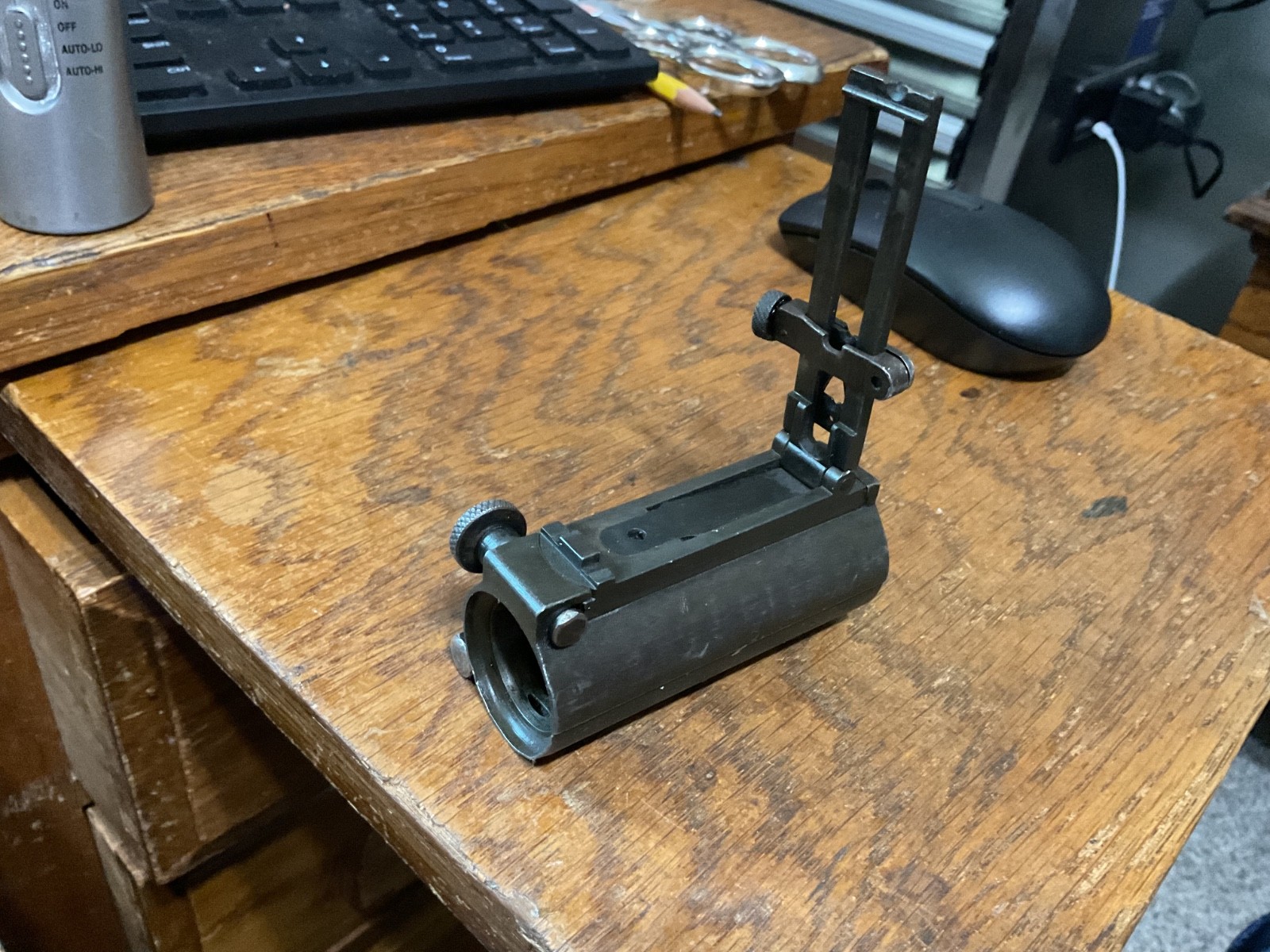 Springfield 1903 rear sight sleeve with functional sight