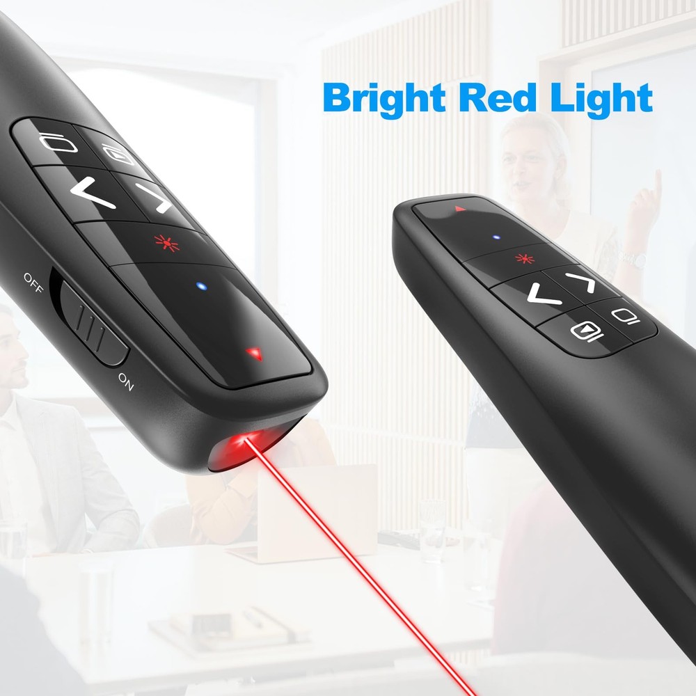 Presentation Clickers for PowerPoint, Clicker for Laptop Presentations Remote...