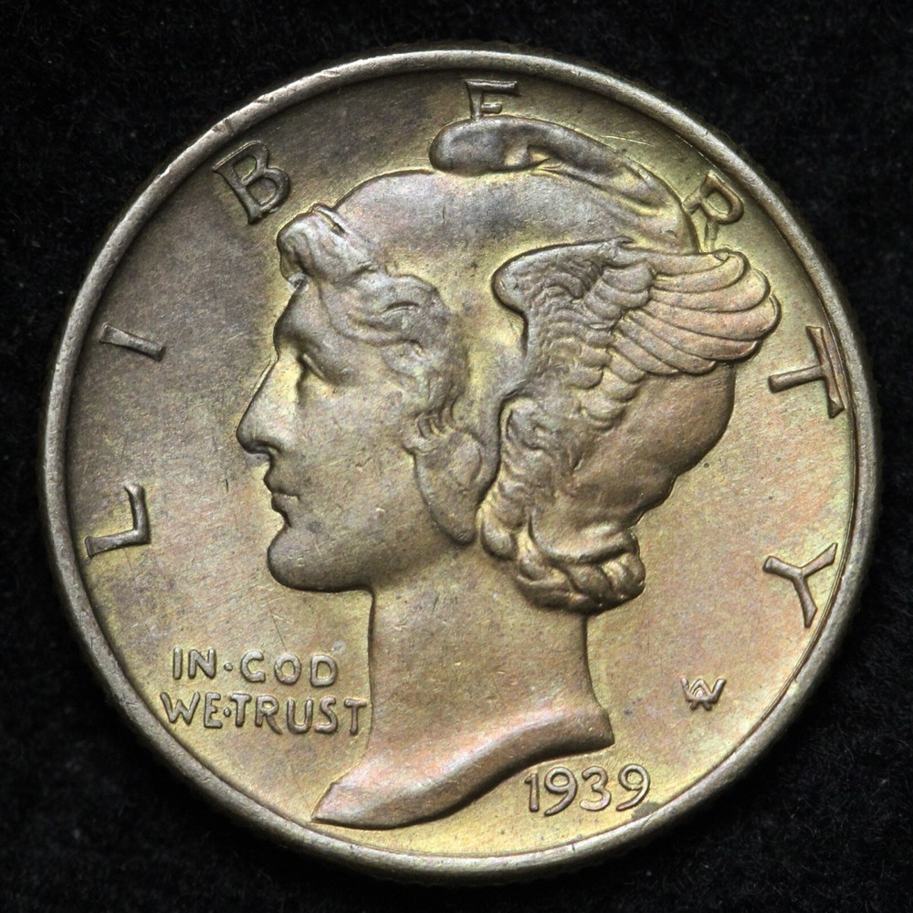 1939 Mercury Silver Dime CHOICE BU *UNCIRCULATED* MS E506 ZH
