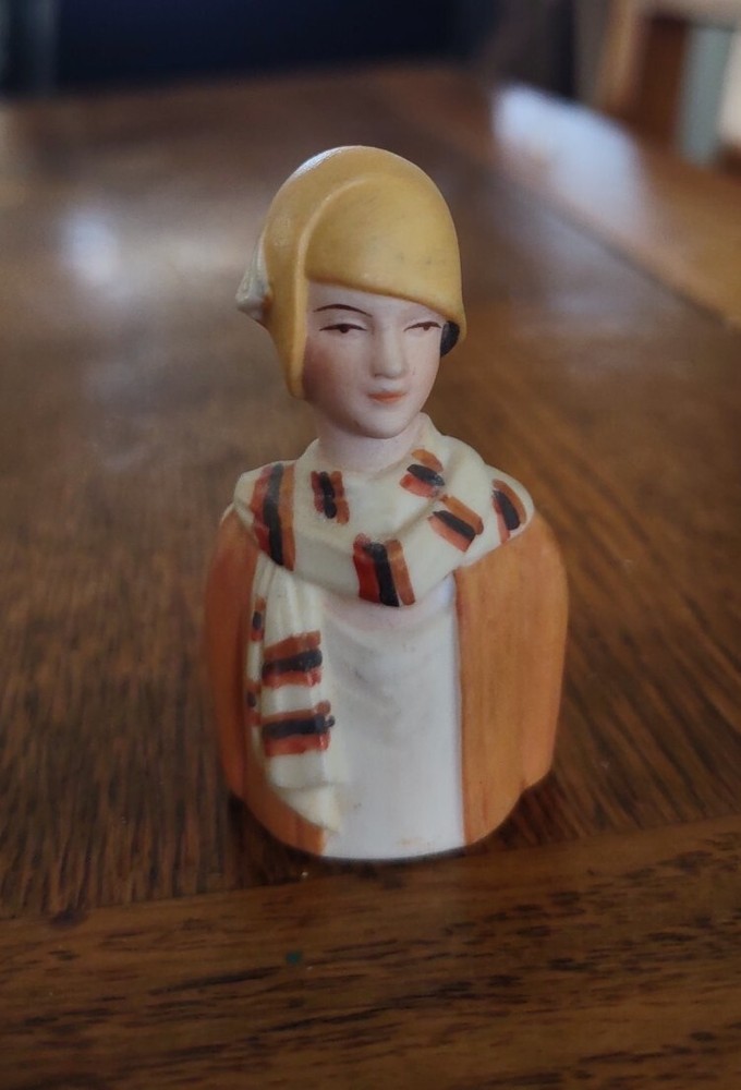 7~1980's Avon Bisque Lady Thimbles
