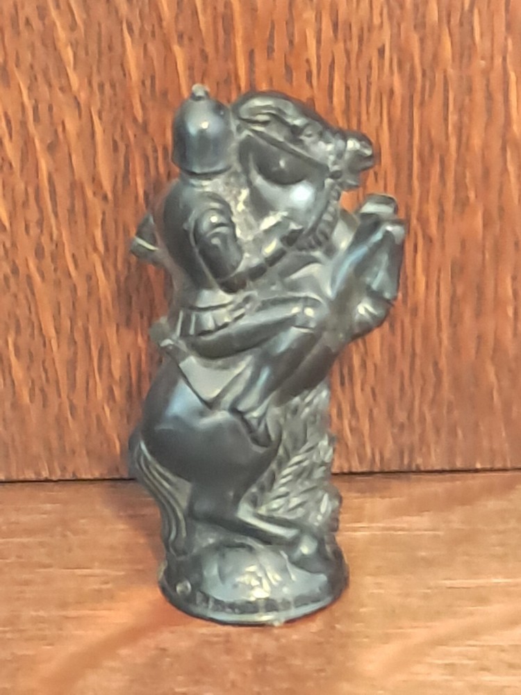 Vintage E.S. Lowe Anri Renaissance Replacement Chess Piece - Black Knight
