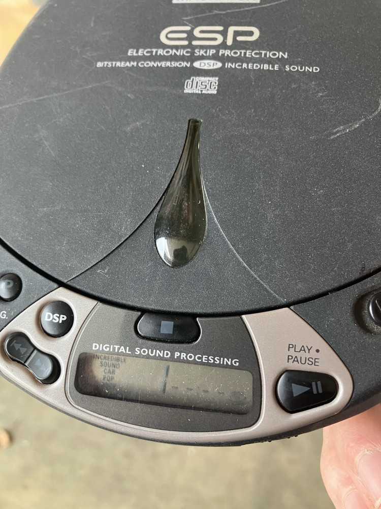 Philips Magnavox ESP Portable CD Player With Plug In