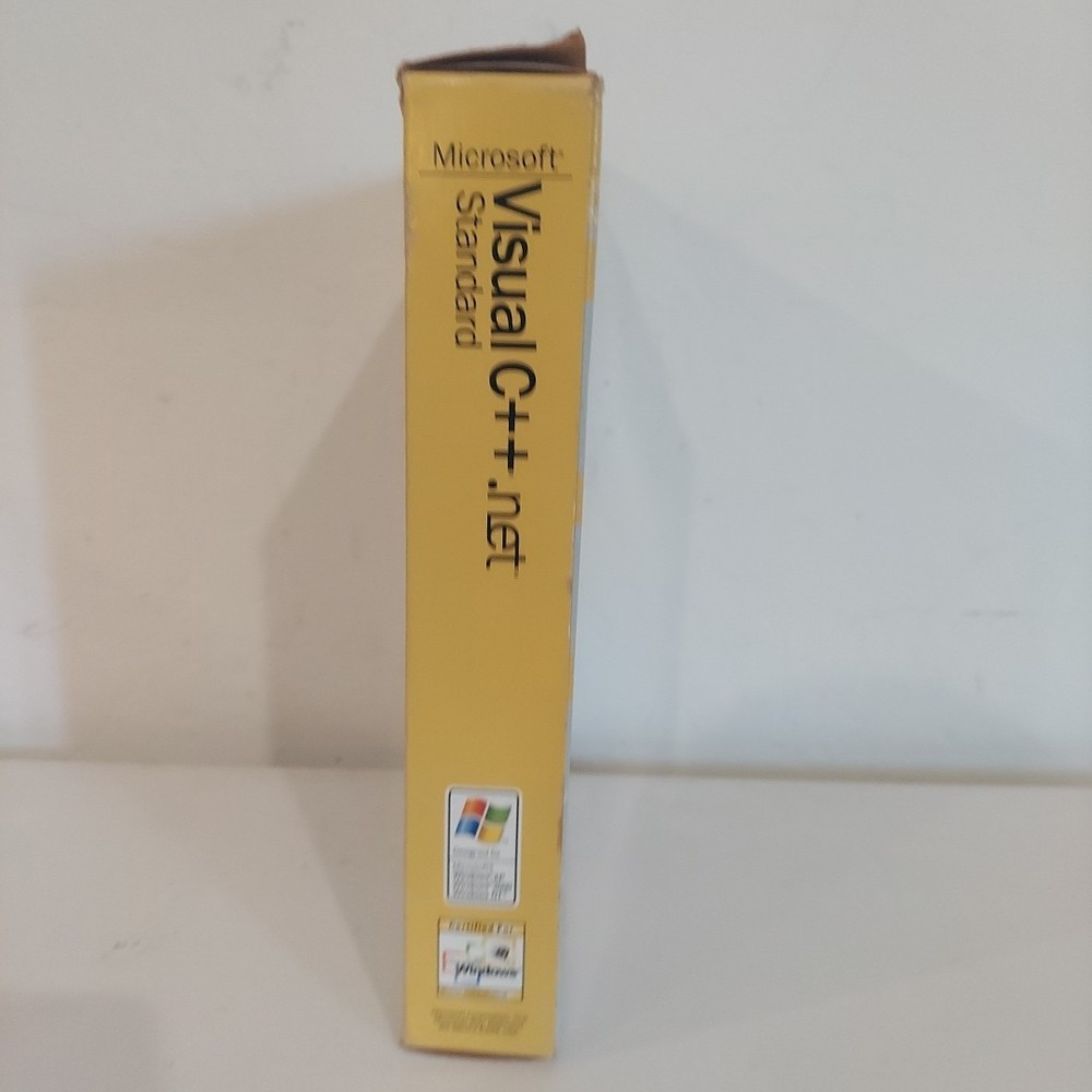 Microsoft Visual C++ .NET Standard Edition 2002 RARE Plus Plus *Tested & VGC*
