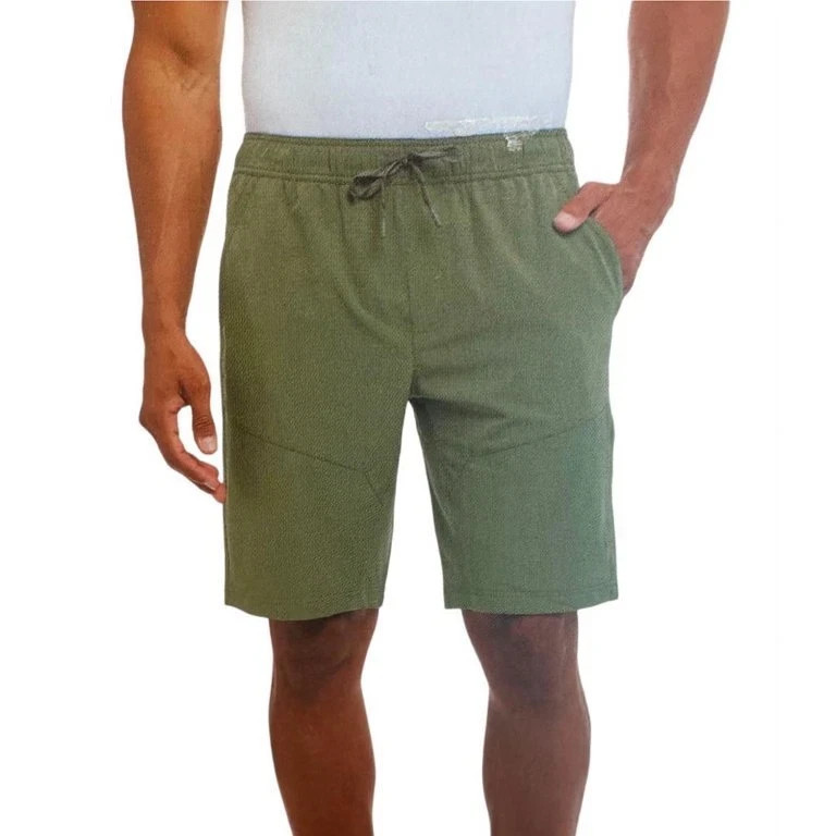 Gerry Men’s Pull-On Trail Shorts, Green, Size S