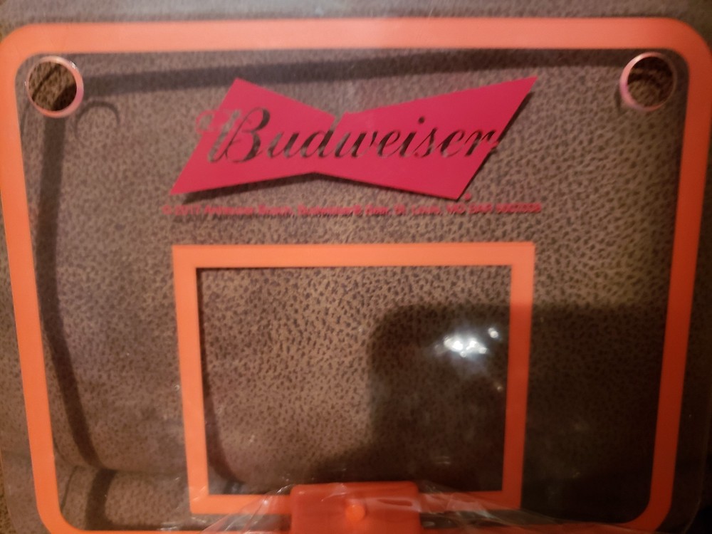 Budweiser basketball mini hoop set 9"