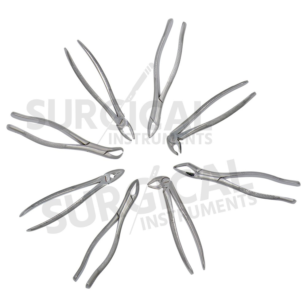 74 Pcs Oral Dental Extraction Surgery Extracting Elevators Forceps German Grade