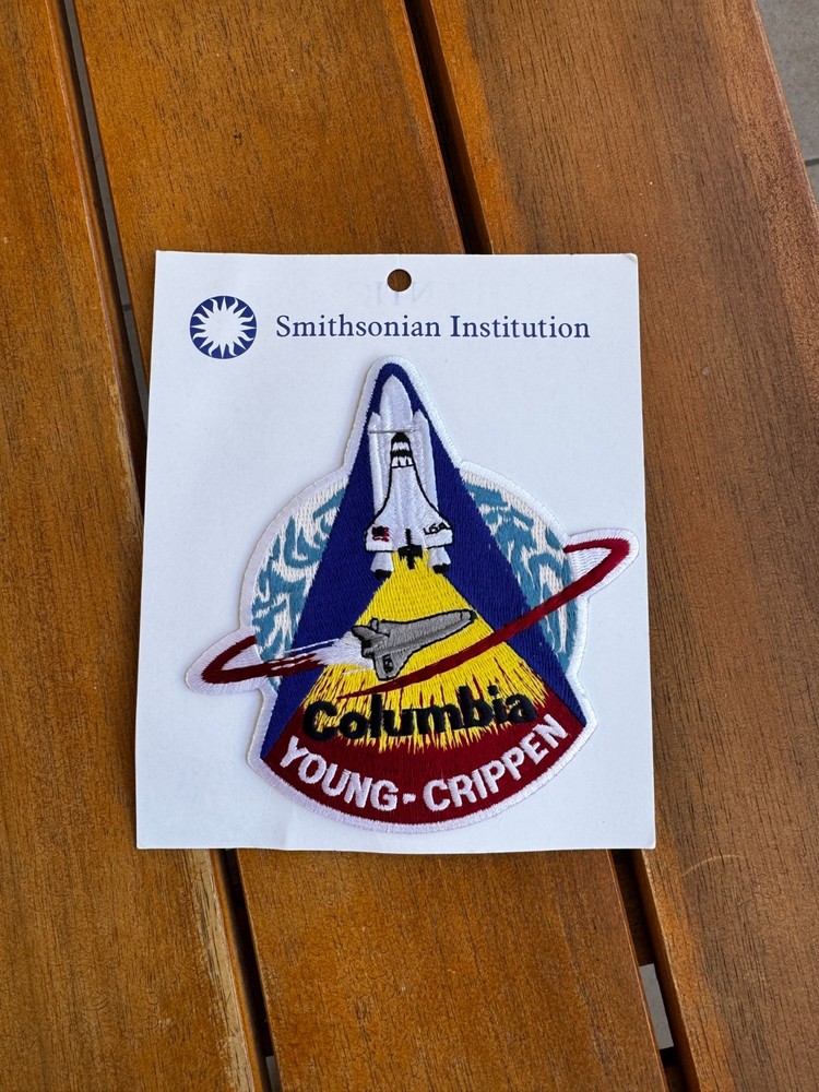 NASA STS-1 Columbia Patch Young Crippen