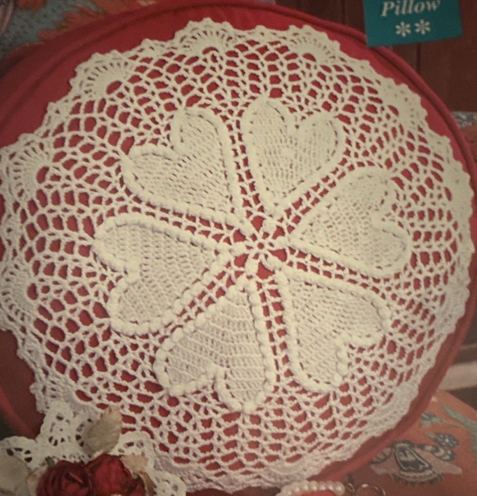 ~Crochet-Sweetheart Pillow-Pattern Only~