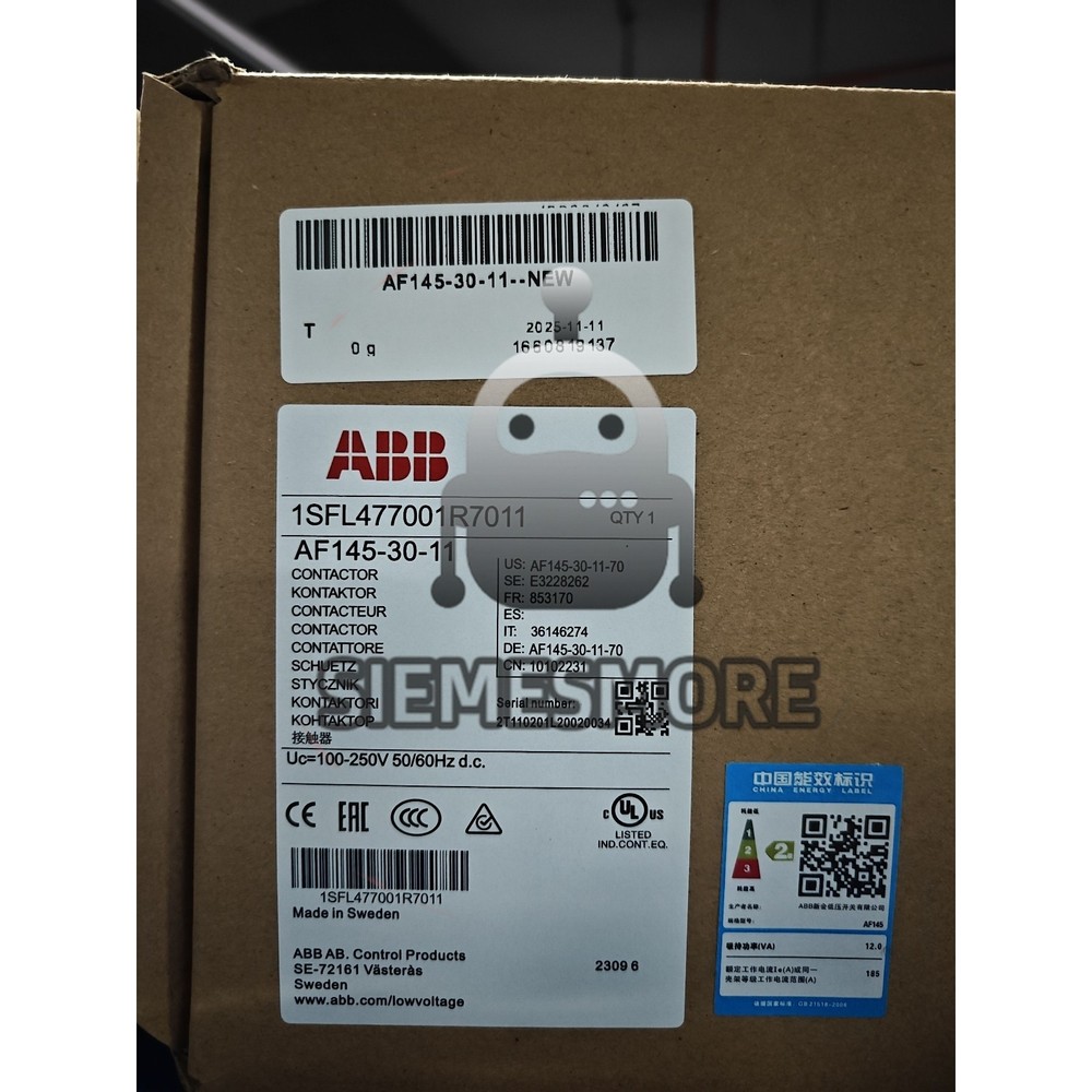 NEW ABB AF145-30-11 Contactor 24-60V