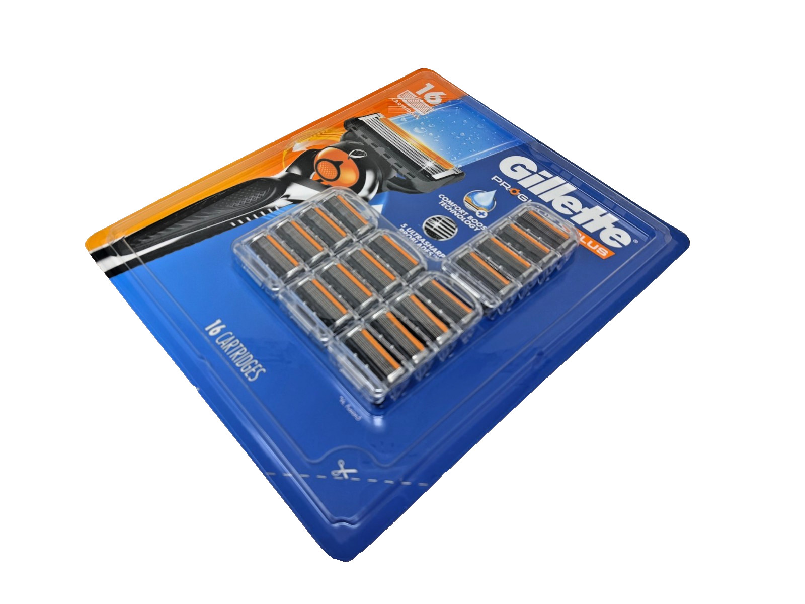 New Gillette ProGlide 5 Plus Razor Cartridges Men's 5-Blade Refills 16 Pack