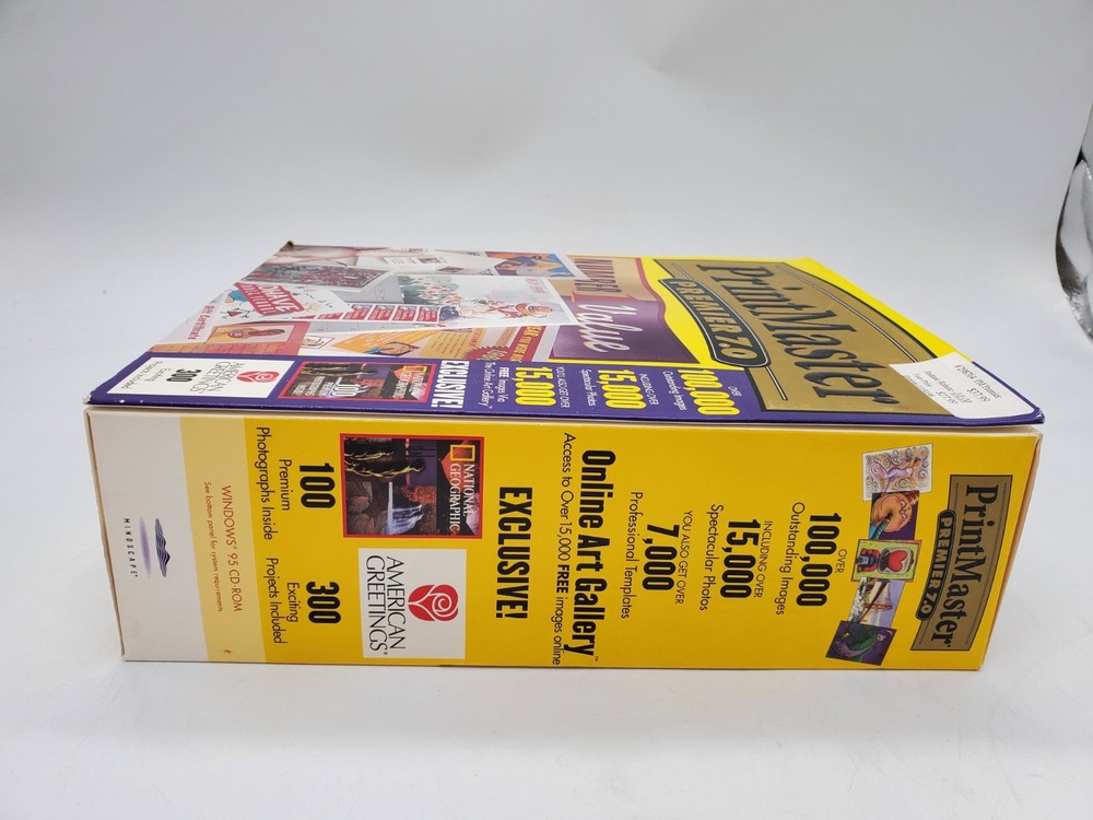 PrintMaster Premier 7.0 (Mindscape) Graphics Desktop Publishing Software