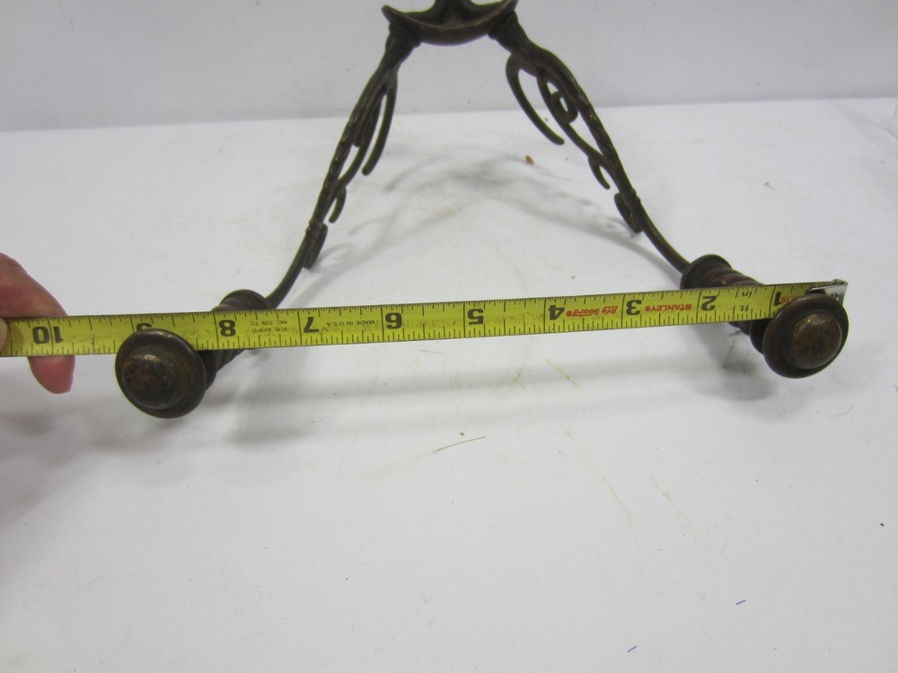 Antique Brass Hat/Coat Hall Tree Hook