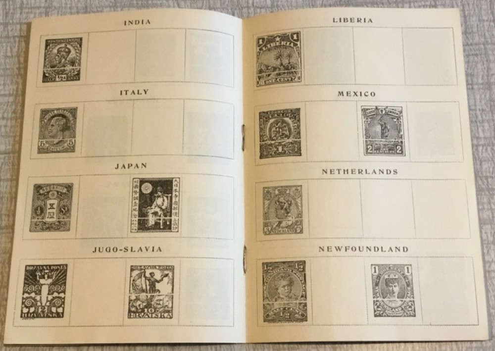 SCOTT'S PATHFINDER STAMP ALBUM 1924, Never Used.