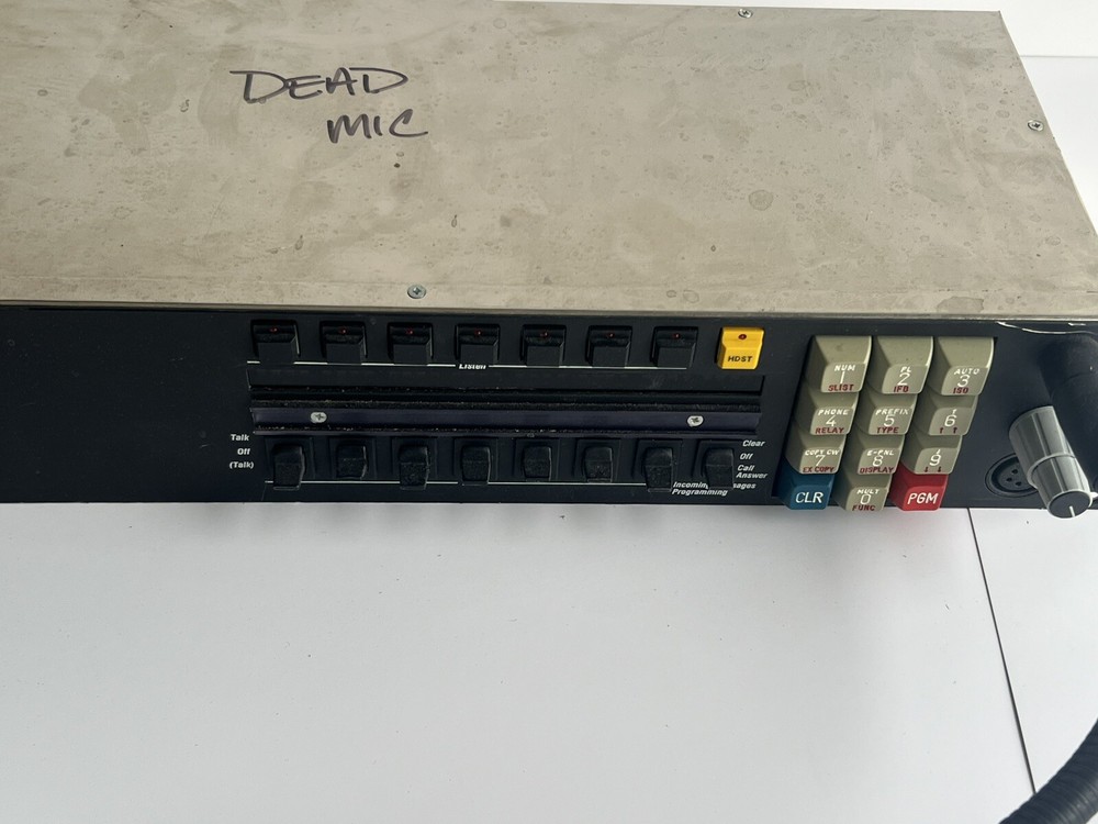KP 96-5 Telex Matrix Intercom Key Panel Broken For Parts Only