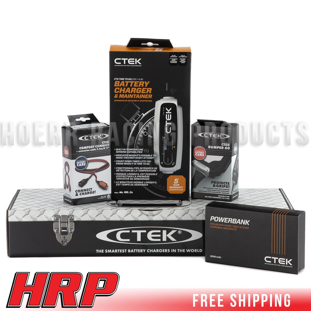 CTEK Charger CT5 Time To Go Complete Bundle