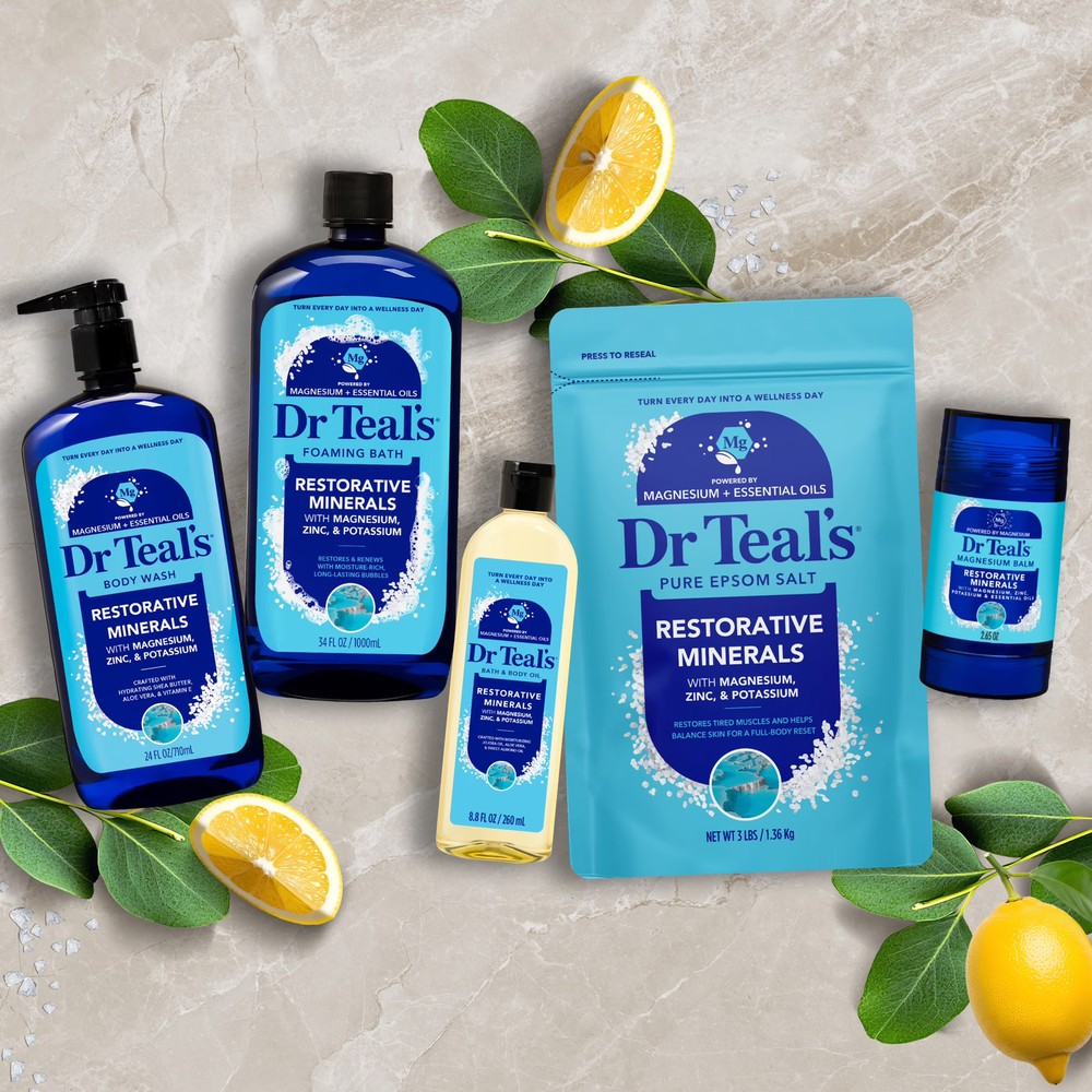 Dr Teal's Restorative Magnesium Soak 3 lbs