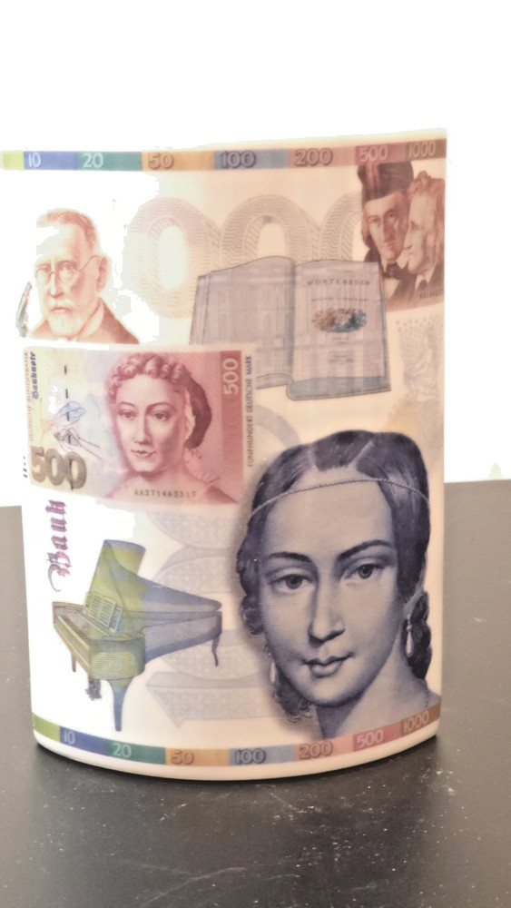 Bradford Editions Limited Banknotes Pattern Vase. 2002