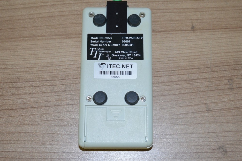 Terahertz Technologies TTI FPM-250 Optical Power Meter