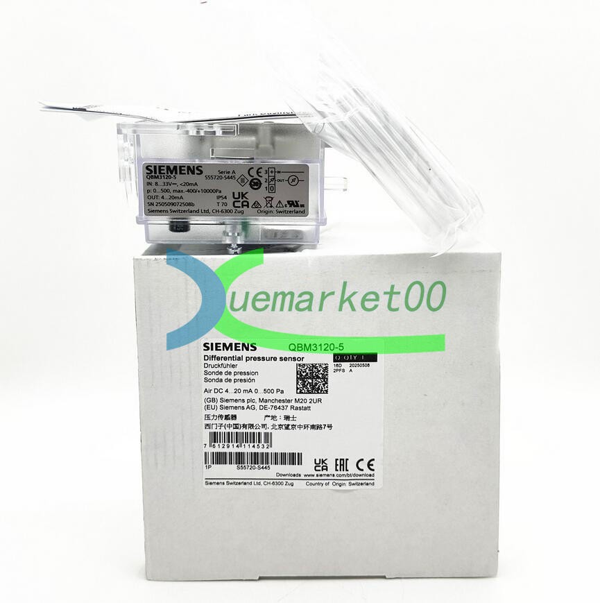 1PC NEW Siemens QBM3120-5 difference pressure sensor