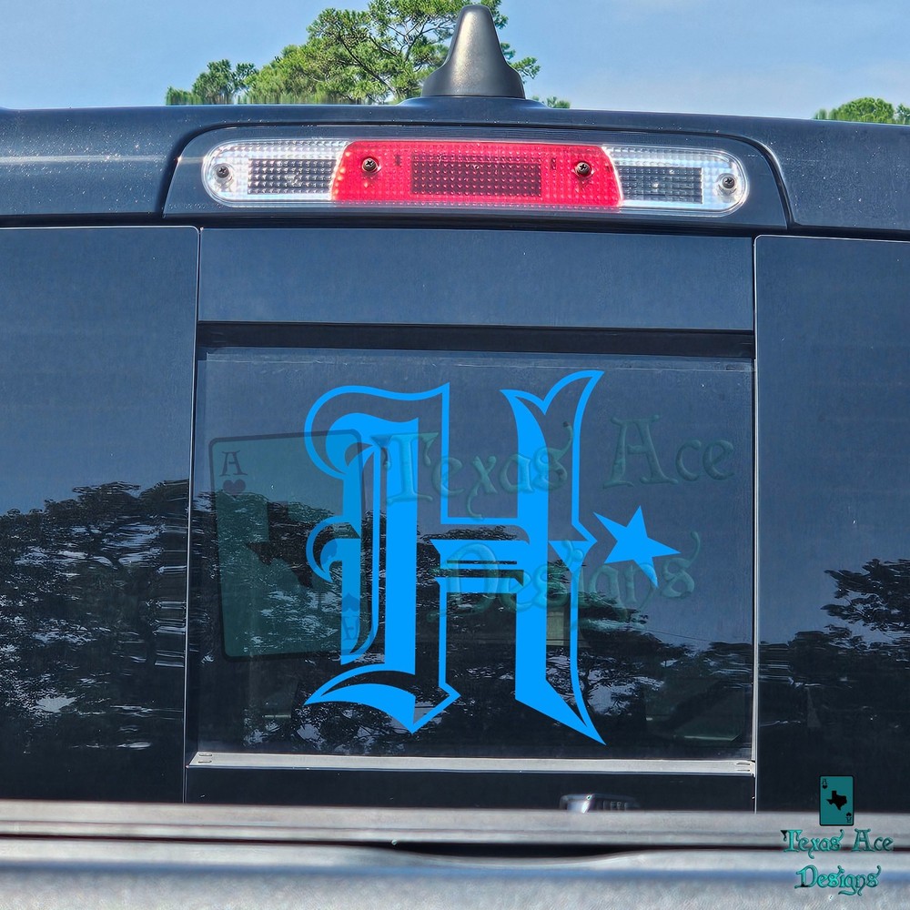 H H-Town Decal, FREE Tracking!