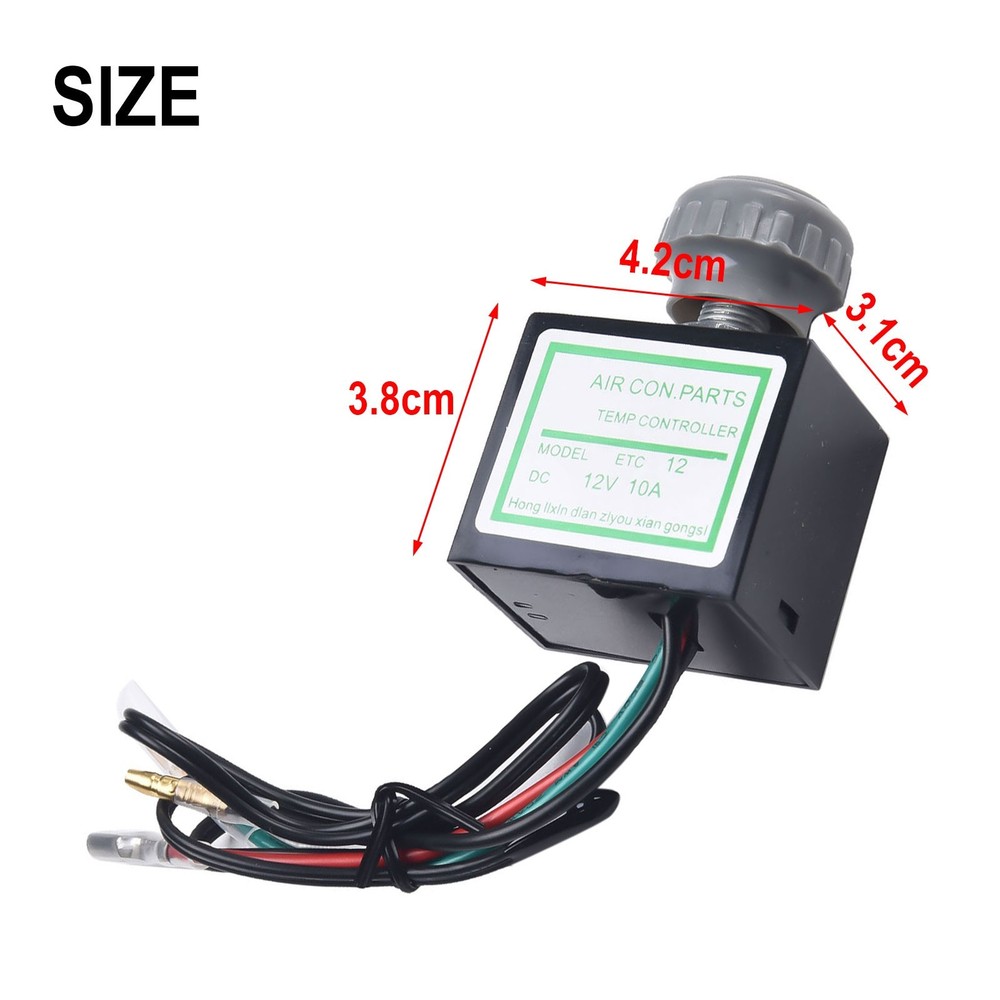 Car Air Conditioner Electronic Temperature Control ABS Material 12V 10A